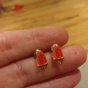 New watermelon dainty earrings